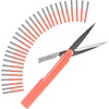 image:imageJubileeYarn TSA Compliant PenStyle Portable Travel Scissors Bulk Pack  Red  10 ScissorsLiving Coral