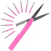 image:imageJubileeYarn TSA Compliant PenStyle Portable Travel Scissors Bulk Pack  Red  10 ScissorsPink