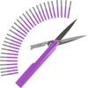 image:imageJubileeYarn TSA Compliant PenStyle Portable Travel Scissors Bulk Pack  Red  10 ScissorsPurple