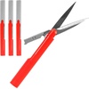 image:imageJubileeYarn TSA Compliant PenStyle Portable Travel Scissors Bulk Pack  Red  10 ScissorsRed