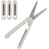 image:imageJubileeYarn TSA Compliant Push Open Folding Safety Scissors  Pink Dark Blue Grey  1 Unit EachGrey