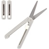 image:imageJubileeYarn TSA Compliant Push Open Folding Safety Scissors  Pink Dark Blue Grey  1 Unit EachGrey