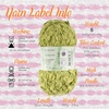 image:imageJubileeYarn Thick and Thin Yarn  100gSkein Bamboo Rayon Chunky  Pretty in Pink  2 SkeinsLime Ice