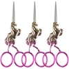 image:imageJubileeYarn Unicorn Embroidery Craft Stainless Steel Scissors  Silver  1 PairGradient