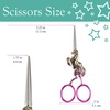 image:imageJubileeYarn Unicorn Embroidery Craft Stainless Steel Scissors  Silver  1 PairGradient
