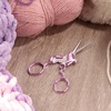 image:imageJubileeYarn Unicorn Embroidery Craft Stainless Steel Scissors  Silver  1 PairPurple