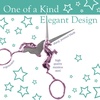 image:imageJubileeYarn Unicorn Embroidery Craft Stainless Steel Scissors  Silver  1 PairPurple