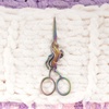 image:imageJubileeYarn Unicorn Embroidery Craft Stainless Steel Scissors  Silver  1 PairRainbow