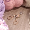 image:imageJubileeYarn Unicorn Embroidery Craft Stainless Steel Scissors  Silver  1 PairRose Gold