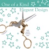image:imageJubileeYarn Unicorn Embroidery Craft Stainless Steel Scissors  Silver  1 PairRose Gold