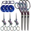 image:imageJubileeYarn Unicorn Embroidery Craft Stainless Steel Scissors  Silver  1 PairSet Blue