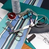image:imageJubileeYarn Unicorn Embroidery Craft Stainless Steel Scissors  Silver  1 PairSet Red