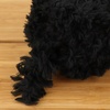 image:imageJubileeYarn Warm Fuzzies Soft Faux Fur Yarn  Polyester Bulky Weight  100gSkein  Dark Red  1 Skein02 Black