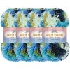 image:imageJubileeYarn Warm Fuzzies Soft Faux Fur Yarn  Polyester Bulky Weight  100gSkein  Dark Red  1 Skein25 Peacock