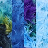 image:imageJubileeYarn Warm Fuzzies Soft Faux Fur Yarn  Polyester Bulky Weight  100gSkein  Dark Red  1 SkeinShades of Blue