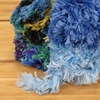 image:imageJubileeYarn Warm Fuzzies Soft Faux Fur Yarn  Polyester Bulky Weight  100gSkein  Dark Red  1 SkeinShades of Blue