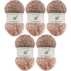 image:imageJubileeYarn Wool Mohair Yarn  100gSkein Ombr Worsted  Coffee and Cream  2 Skeins04 Coffee and Cream