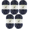 image:imageJubileeYarn Wool Mohair Yarn  100gSkein Ombr Worsted  Coffee and Cream  2 Skeins06 Phantom