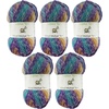 image:imageJubileeYarn Wool Mohair Yarn  100gSkein Ombr Worsted  Coffee and Cream  2 Skeins13 Tropic Multi