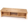 image:imageKINSON Bamboo Desk Organizers and Storage  Laptop Desk Riser  1 UnitNatural Bamboo