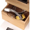 image:imageKINSON Bamboo Desk Organizers and Storage  Laptop Desk Riser  1 UnitNatural Bamboo