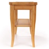 image:imageKinson Bamboo Spa and Bath Bench Seat with Towel Storage Shelf  Single Unit