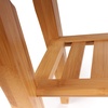 image:imageKinson Bamboo Spa and Bath Bench Seat with Towel Storage Shelf  Single Unit
