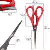 image:imageMaster Butterfly Poultry 4in1 Kitchen Shears  3pc SetCulinary Queen  Cherry Red