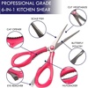 image:imageMaster Butterfly Poultry 4in1 Kitchen Shears  3pc SetCulinary Queen  Pomegranate Pink