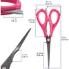 image:imageMaster Butterfly Poultry 4in1 Kitchen Shears  3pc SetCulinary Queen  Pomegranate Pink