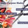 image:imageMaster Butterfly Poultry 4in1 Kitchen Shears  3pc SetCulinary Queen  Rockmelon Grey