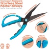 image:imageMaster Butterfly Poultry 4in1 Kitchen Shears  3pc SetMaster Butterfly  Guava Green