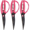 image:imageMaster Butterfly Poultry 4in1 Kitchen Shears  3pc SetMaster Butterfly  Pomegranate Pink
