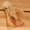 image:imageMatcha Tea Bamboo Whisk And Ceramic Rest 2 Piece Set  Black HolderDeep Red with Black