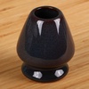 image:imageMatcha Tea Bamboo Whisk And Ceramic Rest 2 Piece Set  Black HolderTemmoku