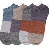 image:imageMens Bamboo Rayon Stripe Style Sports Superior Wicking Athletic Casual Ankle SocksAssortment 4c