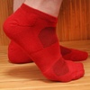 image:imageMens Rayon from Bamboo Fiber Sports Superior Wicking Athletic Ankle SocksCherry Red