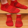 image:imageMens Rayon from Bamboo Fiber Ultra Breathable Superior Wicking Athletic Ankle Sports Socks13 Cherry Red