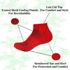 image:imageMens Rayon from Bamboo Fiber Ultra Breathable Superior Wicking Athletic Ankle Sports Socks13 Cherry Red