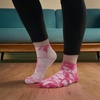image:imageMens Rayon from Bamboo Fiber Ultra Breathable Superior Wicking Athletic Ankle Sports SocksAssortment H  Pink