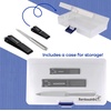image:imageStainless Steel Nail Clippers Set  4pc Nail Care Set  Black Metal  3 Sets05 Black