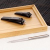 image:imageStainless Steel Nail Clippers Set  4pc Nail Care Set  Black Metal  3 Sets05 Black