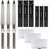 image:imageStainless Steel Nail Clippers Set  4pc Nail Care Set  Black Metal  3 Sets05 Black