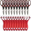 image:imageUltimate Value Scissor Set for Kitchen and Craft Set 1 Set 5 Scissors2pc Red Kitchen Scissors  Peeler