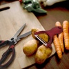 image:imageUltimate Value Scissor Set for Kitchen and Craft Set 1 Set 5 Scissors2pc Red Kitchen Scissors  Peeler