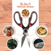image:imageUltimate Value Scissor Set for Kitchen and Craft Set 1 Set 5 Scissors2pc Red Kitchen Scissors  Peeler