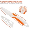 image:imageUltimate Value Scissor Set for Kitchen and Craft Set 1 Set 5 Scissors2pc White Kitchen Scissors  Paring Knife