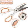image:imageUltimate Value Scissor Set for Kitchen and Craft Set 1 Set 5 Scissors2pc White Kitchen Scissors  Paring Knife