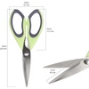 image:imageUltimate Value Scissor Set for Kitchen and Craft Set 1 Set 5 ScissorsBay Leaf Green