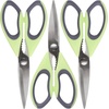 image:imageUltimate Value Scissor Set for Kitchen and Craft Set 1 Set 5 ScissorsBay Leaf Green